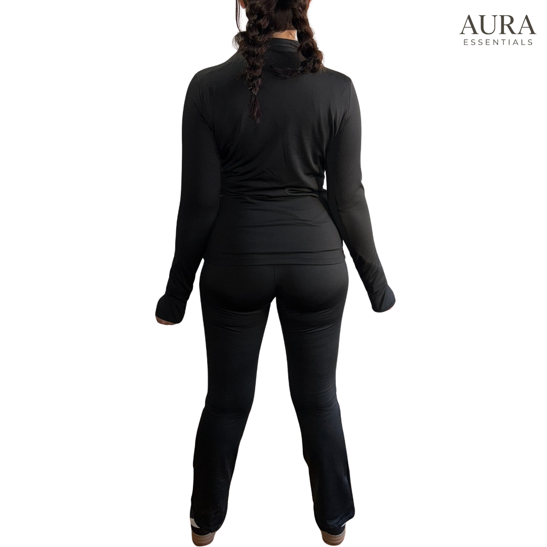 Buzo Térmico Aura Essentials - Medio Cierre & Puños Dedal