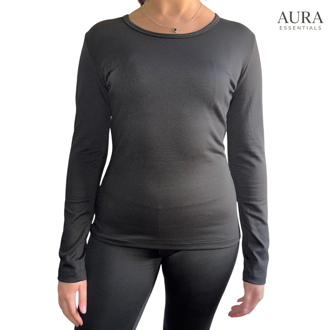 Remera Térmica Aura Essentials - Frisado Premium Soft