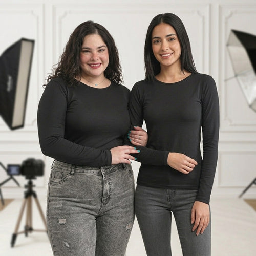 Remera Térmica Aura Essentials - Frisado Premium Soft